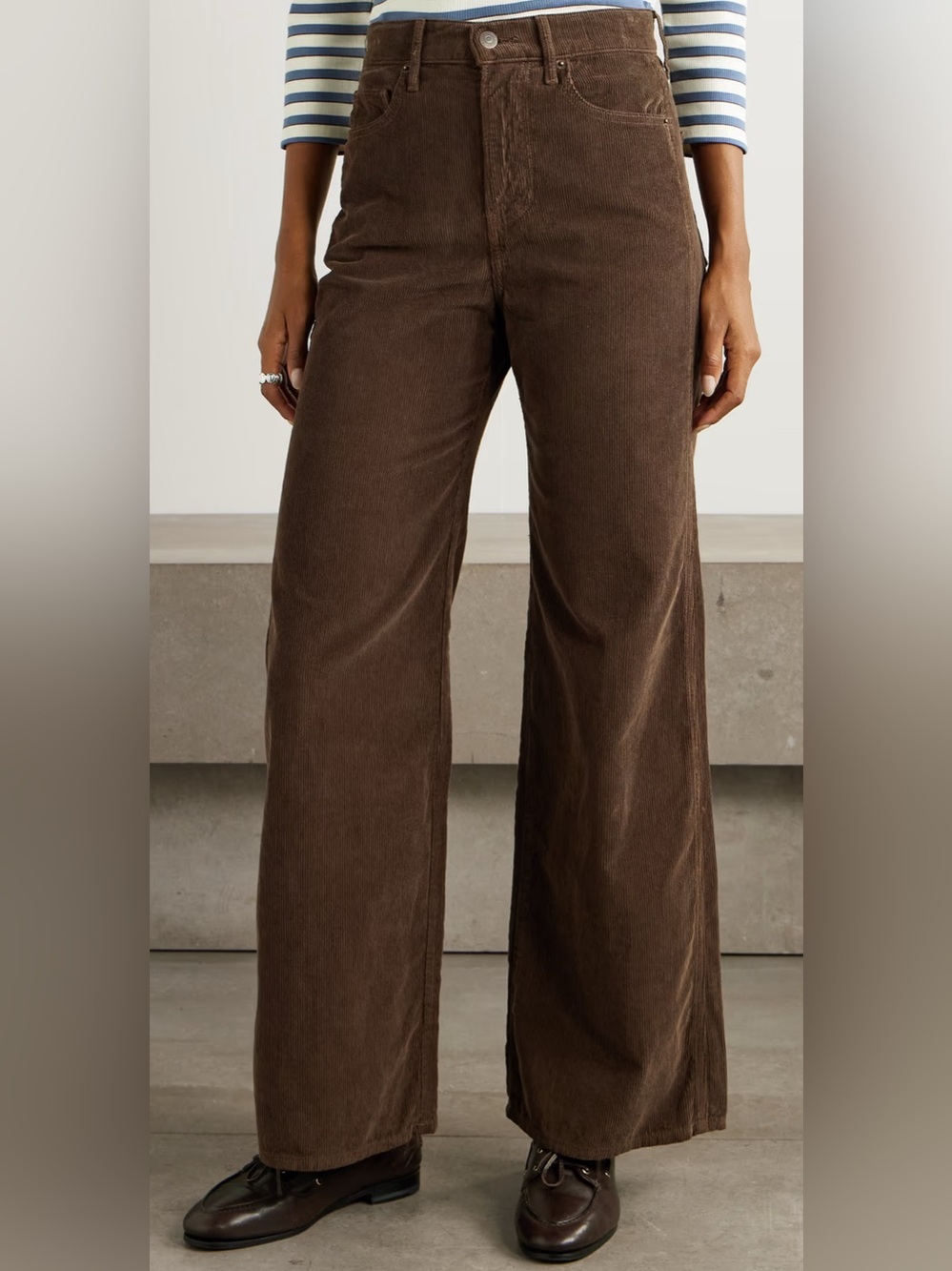 Veronica Beard Taylor brown corduroy pant jeans NWT